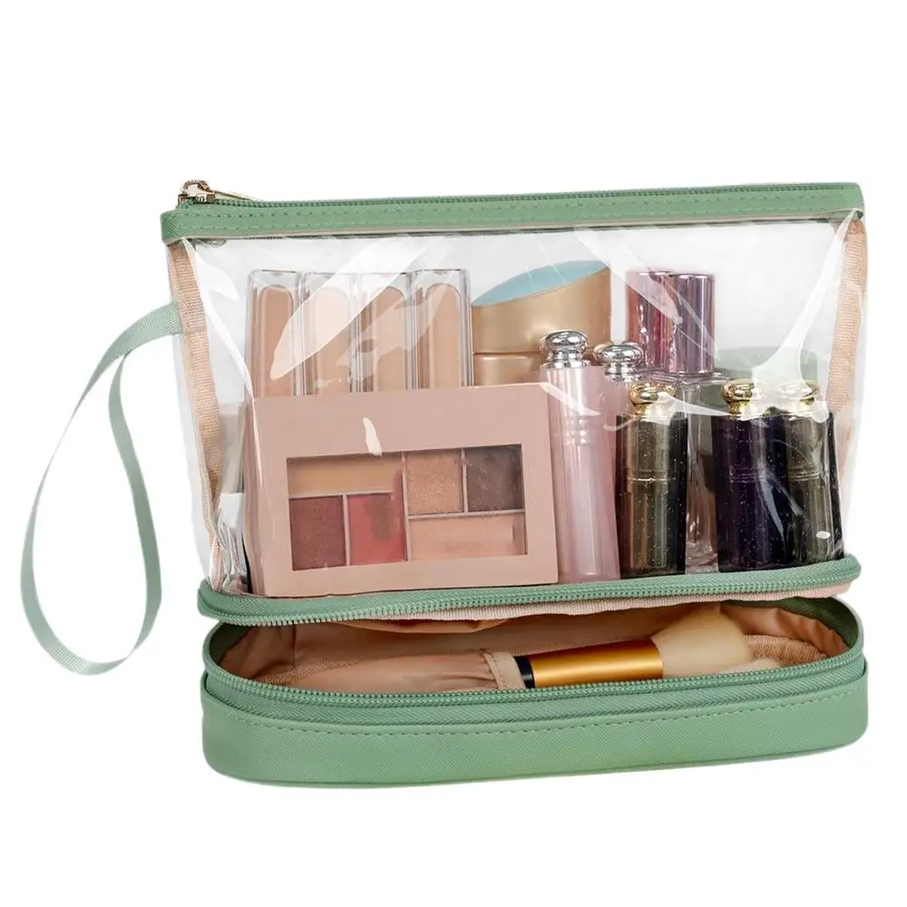 Toiletry Bags for Trave Portable Clear Makeup Bags Waterproof Makeup Storage Organizer Large Capacity Toiletry Bag Makeup Case