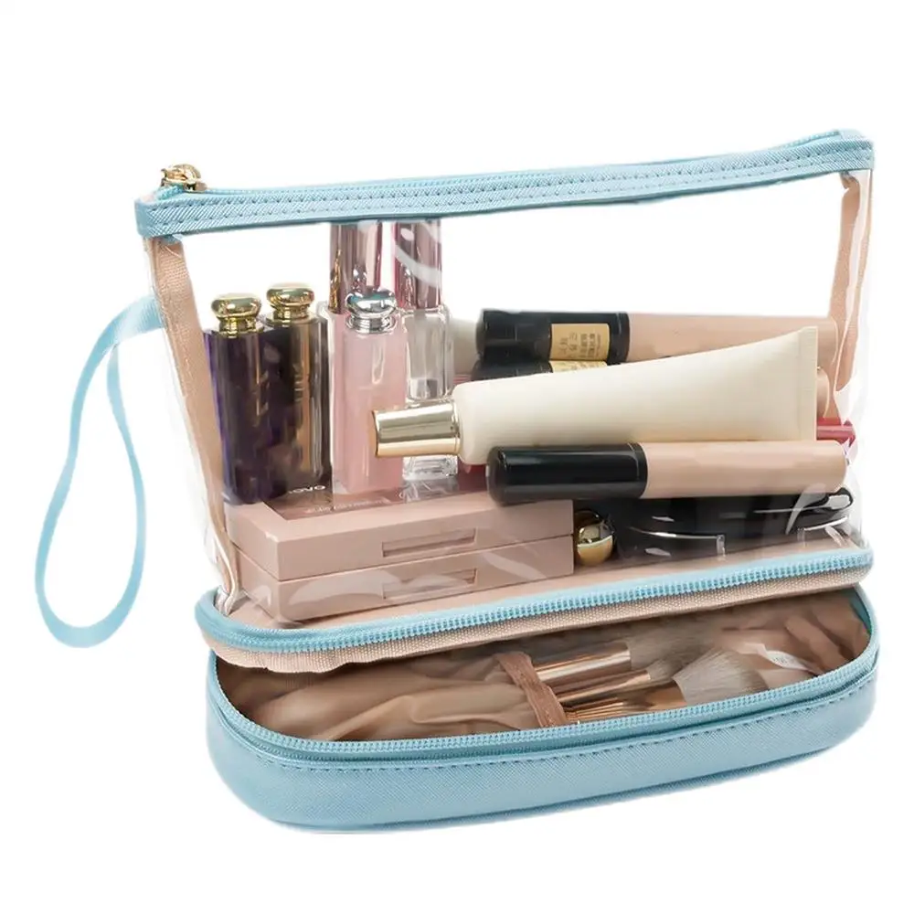 Toiletry Bags for Trave Portable Clear Makeup Bags Waterproof Makeup Storage Organizer Large Capacity Toiletry Bag Makeup Case