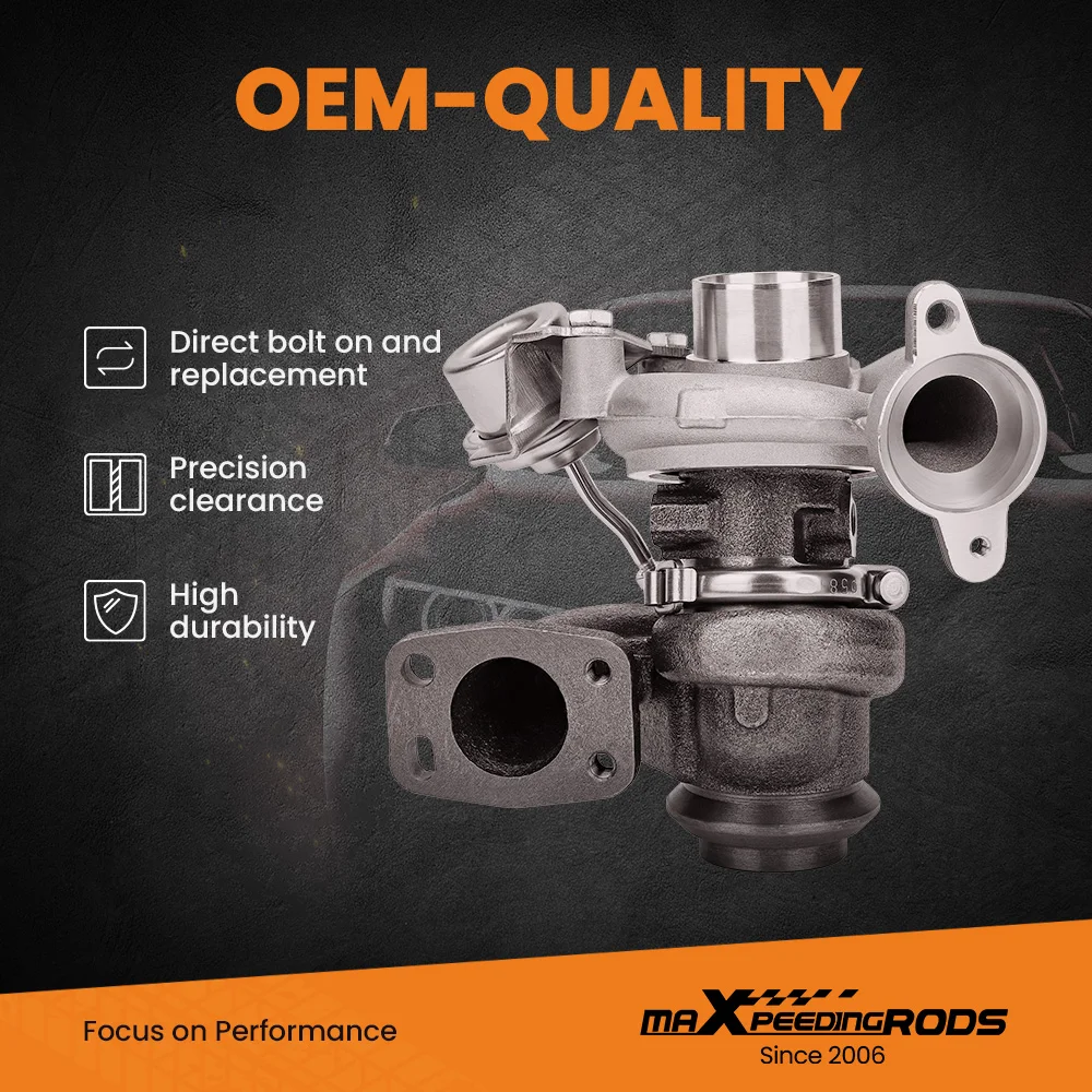 Turbo Turbocharger For Peugeot Partner 1.6 Hdi 1.6L DV6B DV6ATED4 49173-07528  3M5Q6K682DE 9682881780 3M5Q6K682DB