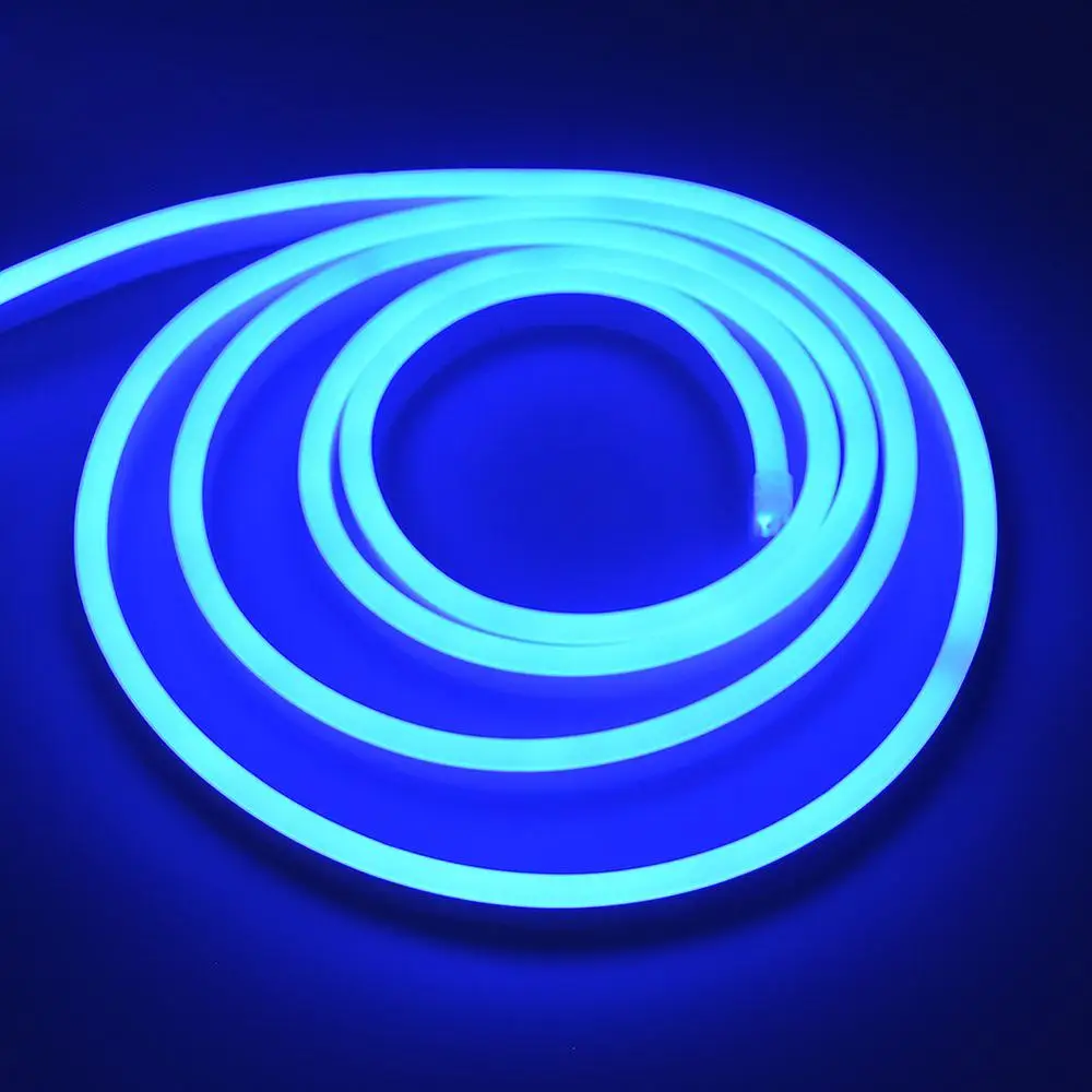 LED Neon Strip AC220V SMD2835 120LED/M Flexible Neon Lamp Light Waterproof Outdoor Holiday Decorative LED Strip With Power Plug