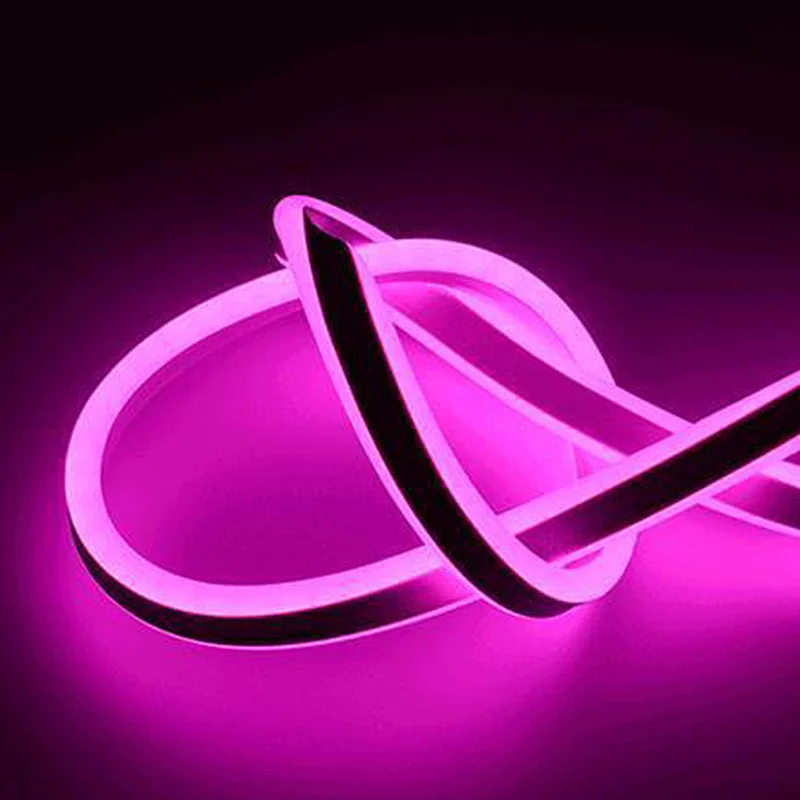 LED Neon Strip AC220V SMD2835 120LED/M Flexible Neon Lamp Light Waterproof Outdoor Holiday Decorative LED Strip With Power Plug