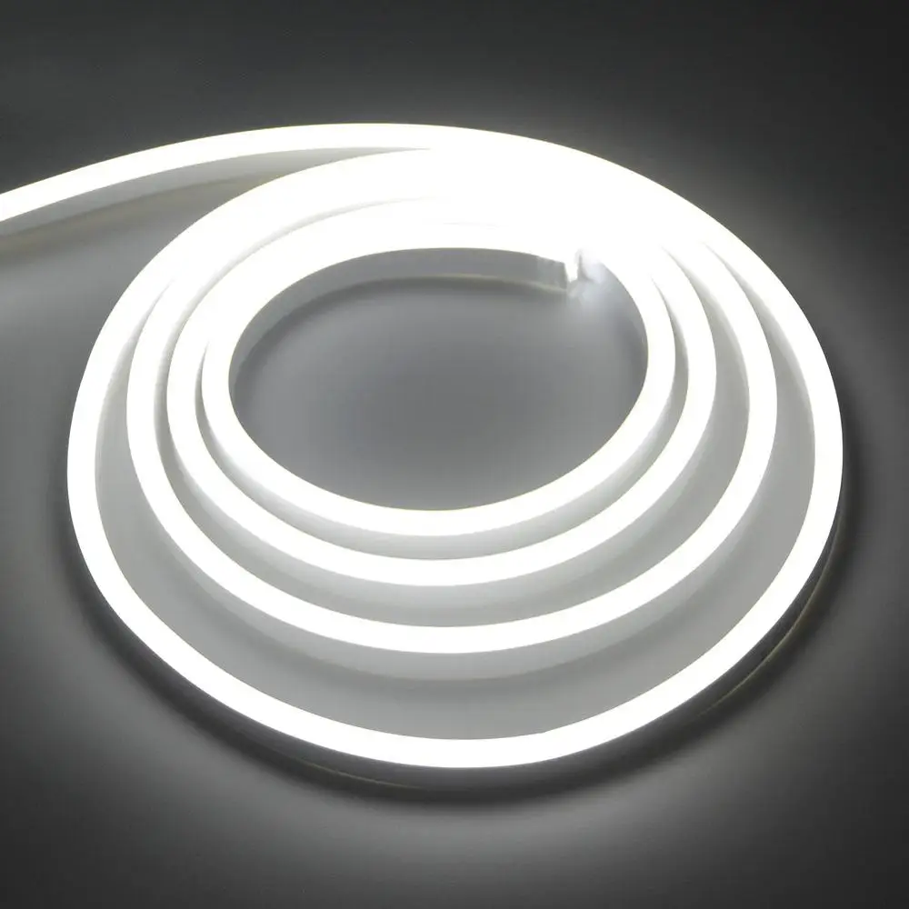 LED Neon Strip AC220V SMD2835 120LED/M Flexible Neon Lamp Light Waterproof Outdoor Holiday Decorative LED Strip With Power Plug