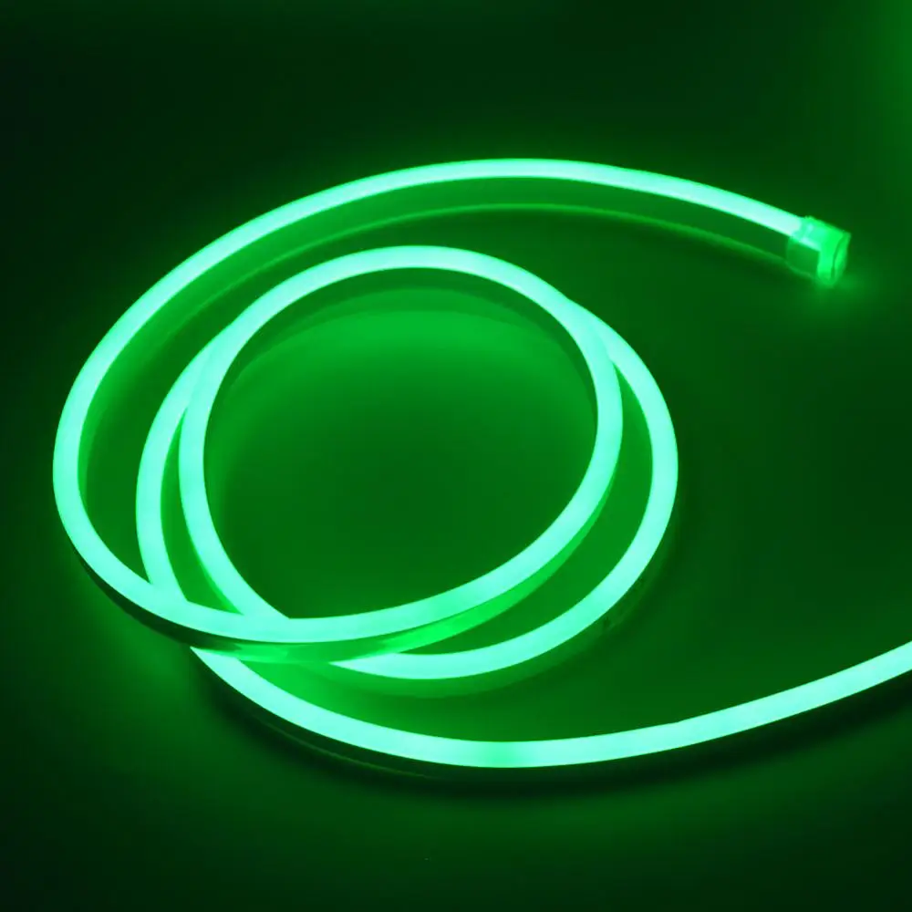 LED Neon Strip AC220V SMD2835 120LED/M Flexible Neon Lamp Light Waterproof Outdoor Holiday Decorative LED Strip With Power Plug