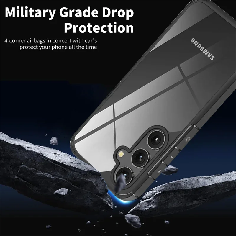 Hybrid Rugged Armor Shockproof Case for Samsung A55 A54 A53 A13 A32 A34 A52 S22 S23 S24 S25 Ultra Plus S21FE Hard Plastic Cover