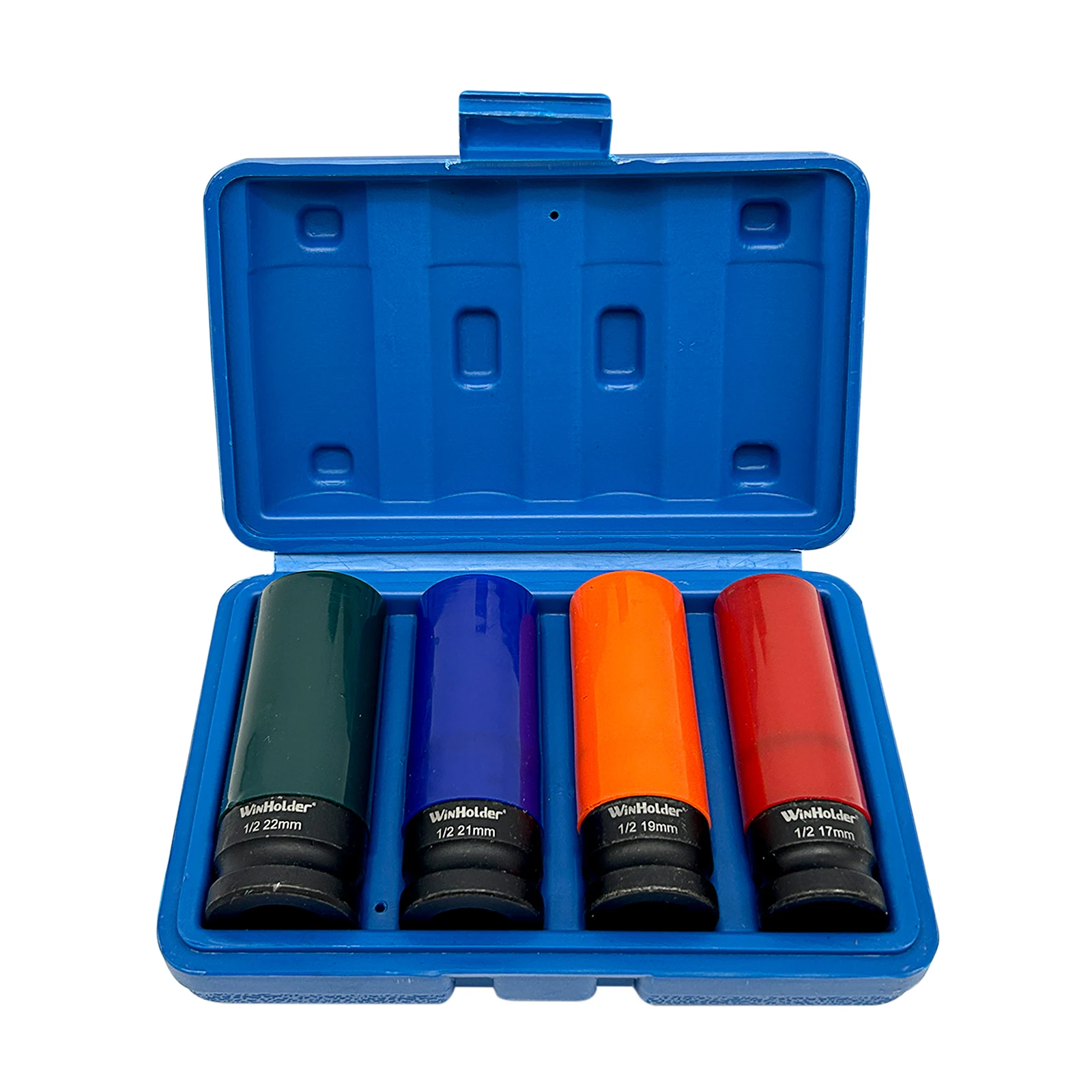 2 Sets Include 24" 600mm Power Breaker Bar Ratchet Wrench + 4Peices 1/2" Drive Wheel Nut Socket Set 17-22mm Heavy Duty