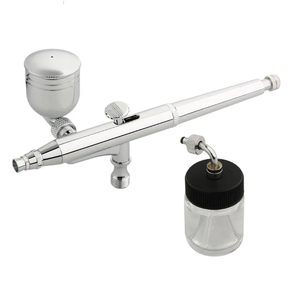 Art Car Painting Paint Art DIY Tool 0.2mm/0.3mm/0.5mm Double Action Airbrush Kit Air Brush Spray Gun Set