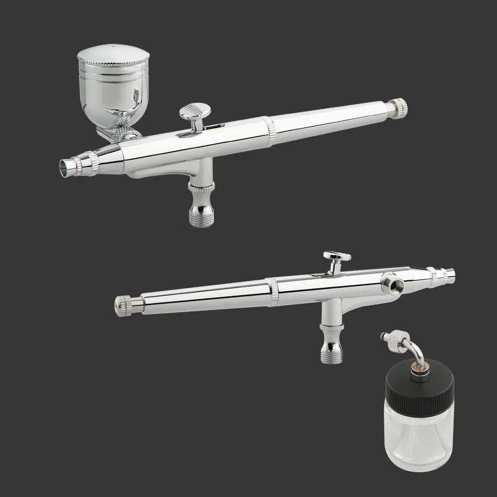 Art Car Painting Paint Art DIY Tool 0.2mm/0.3mm/0.5mm Double Action Airbrush Kit Air Brush Spray Gun Set