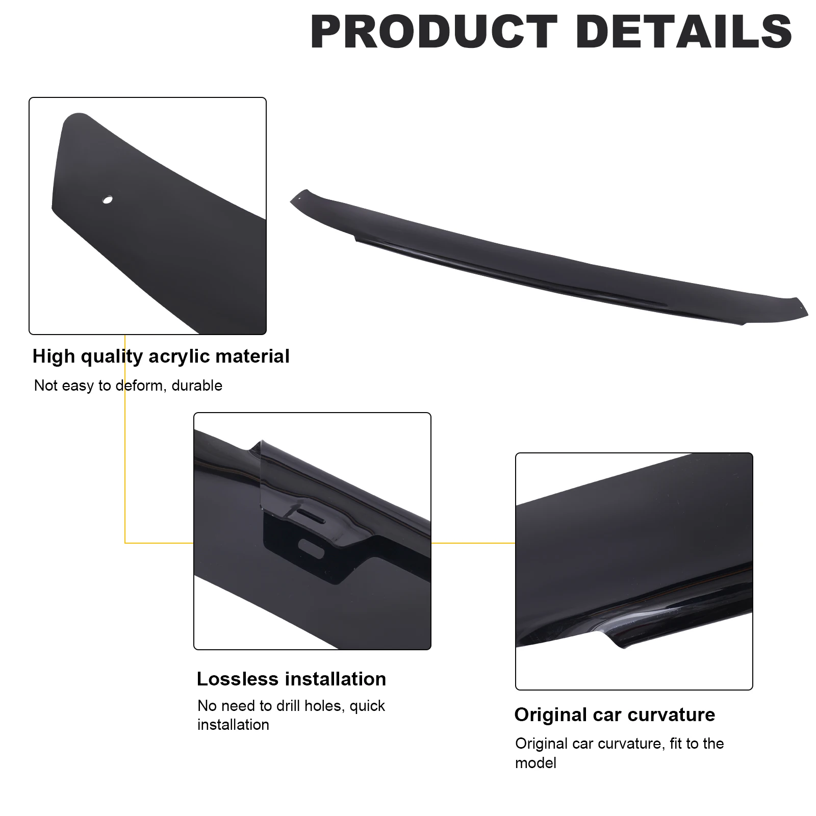 4x4 Exterior Accessories Bug Shield Hood Deflector Protector For Mitsubishi Triton 2015 2016 2017 2018