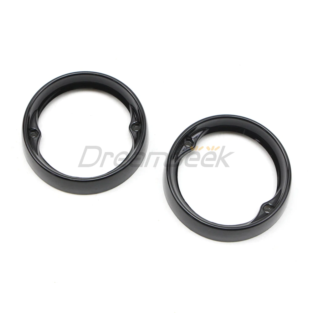 Turn Signal Light Cover Bezel Yellow Lens for Harley Touring Road Glide Electra Glide Road King 1986-2021 Indicator Visor Trim