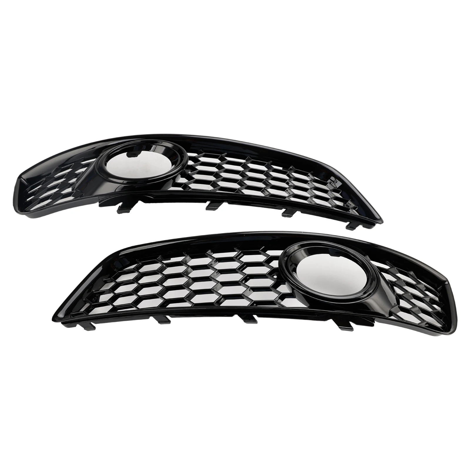 Artudatech Honeycomb Bumper Front Fog Light Grill Grille Cover Fit for for Audi A3 8P 2009-2013