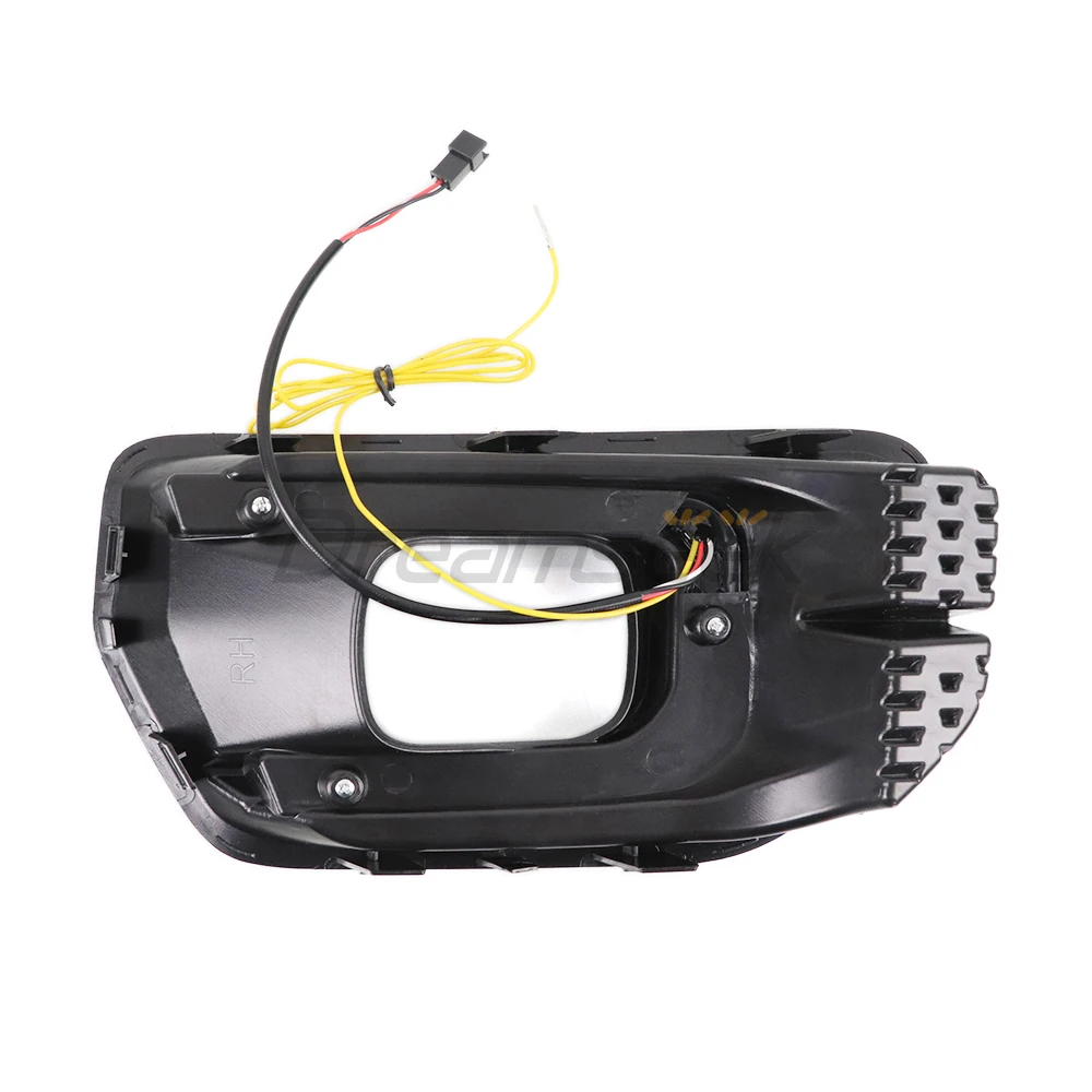 LED DRL Daytime Running Light For Ford Ranger XLT Sport Platinum 2022+ Front Bumper Fog Lamp with Sequential Dynamic Turn Signal