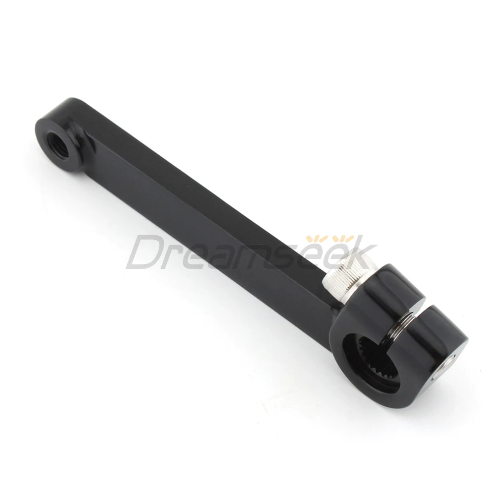 Inner Gear Shift Arm Lever Shifter Rocker Rod for Harley Electra Glide Super Glide Road King FLHR 1985-1996 Black CNC Aluminum