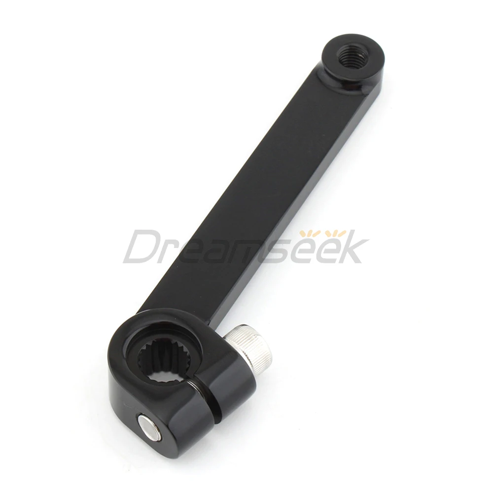 Inner Gear Shift Arm Lever Shifter Rocker Rod for Harley Electra Glide Super Glide Road King FLHR 1985-1996 Black CNC Aluminum