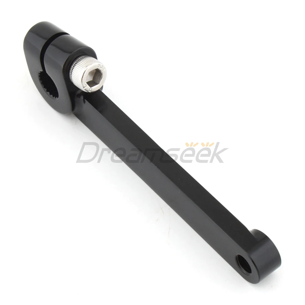 Inner Gear Shift Arm Lever Shifter Rocker Rod for Harley Electra Glide Super Glide Road King FLHR 1985-1996 Black CNC Aluminum
