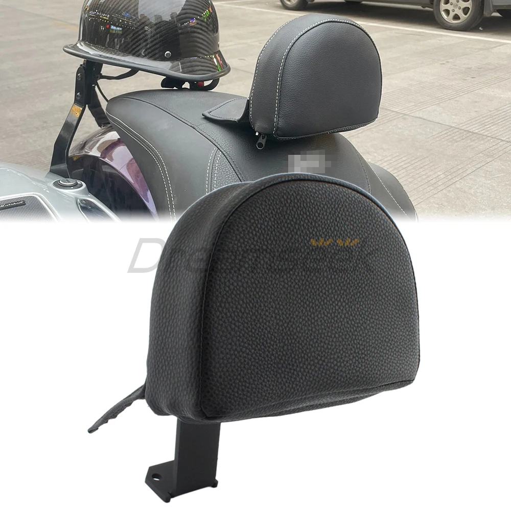 Front Driver Backrest Pad Mount for BMW R18 B / R18 Transcontinental 2021+ Motorcycle Rider Seat Cushion Middle Back Rest Black