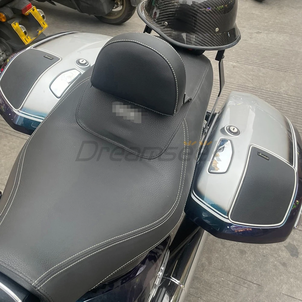 Front Driver Backrest Pad Mount for BMW R18 B / R18 Transcontinental 2021+ Motorcycle Rider Seat Cushion Middle Back Rest Black