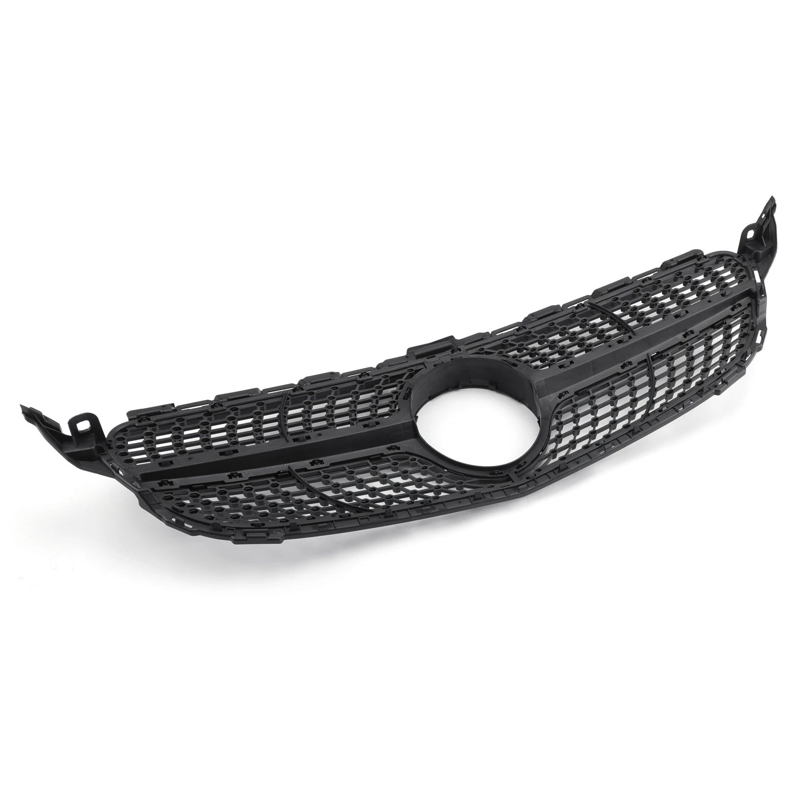 Artudatech New Front Diamond Grill Grille For Benz W205 C Class C250 C300 C400 2015-2018