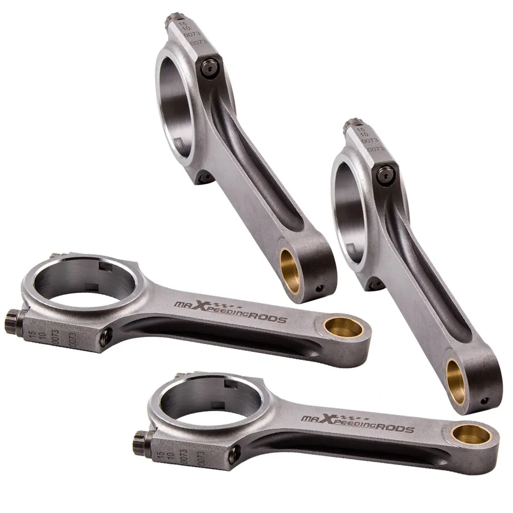 4x Forged 4340 H Beam Connecting Rods Conrods For Rover Coupe 1.8 ARP2000 5.24" Shot Peen EN24 Crankshaft Bellie Pluel Belias