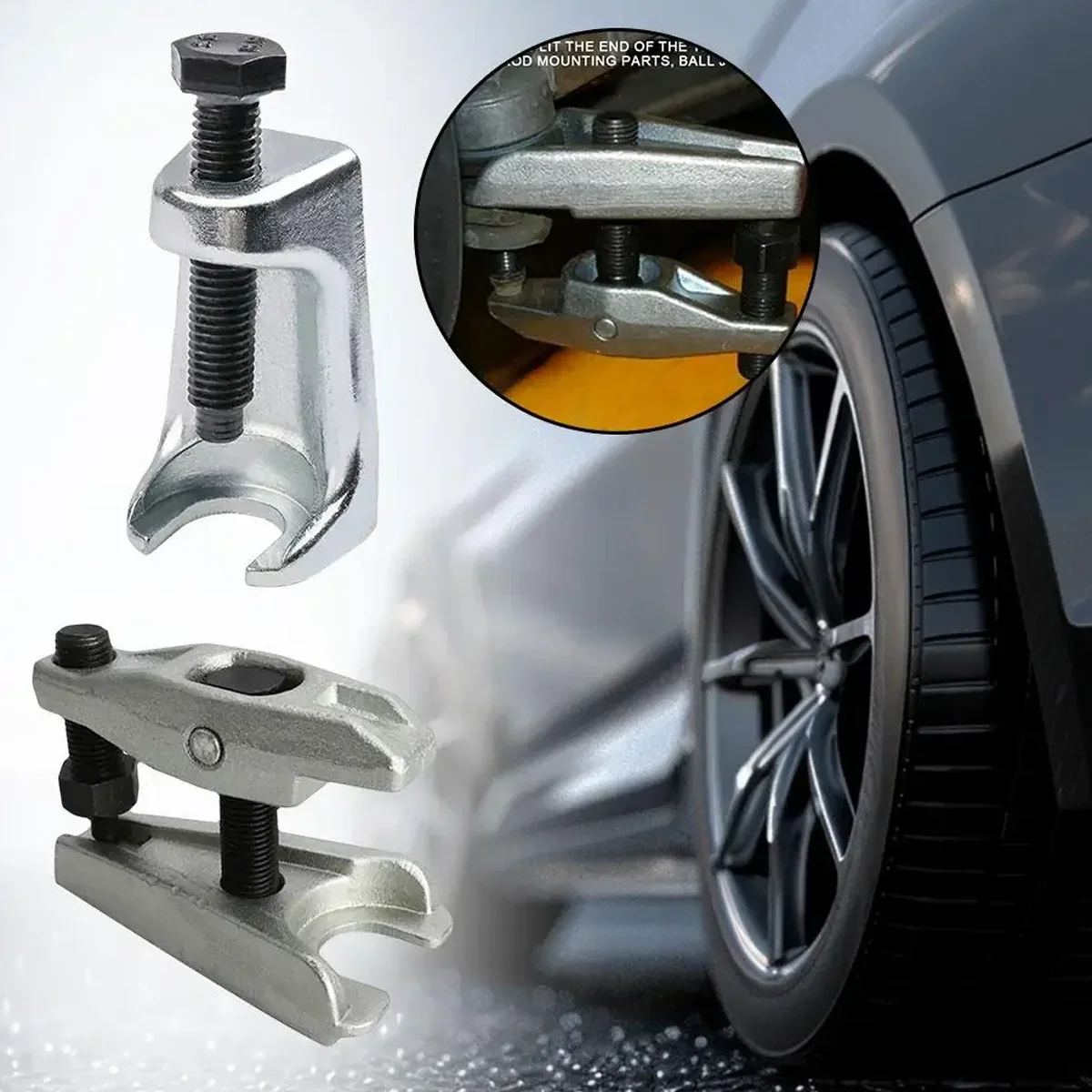 2x Ball Joint Puller Separator + Tie Rod End Extractor Remover Splitter Tool