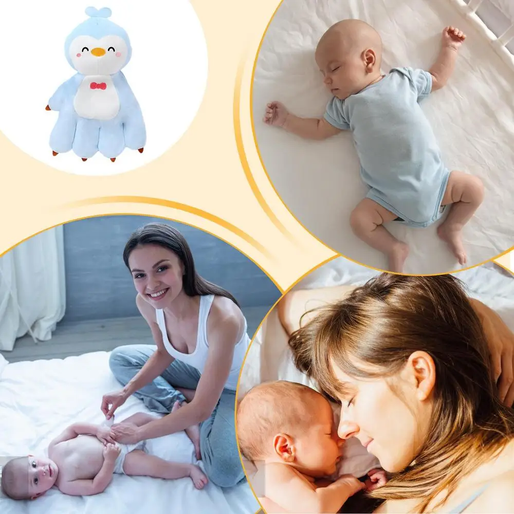 Babies Soothing Pillow Cute Animal Baby Sleep Aid Sleeping Palm Soothes Palm Anti-Startle Sleep Companion Toys Baby Startle