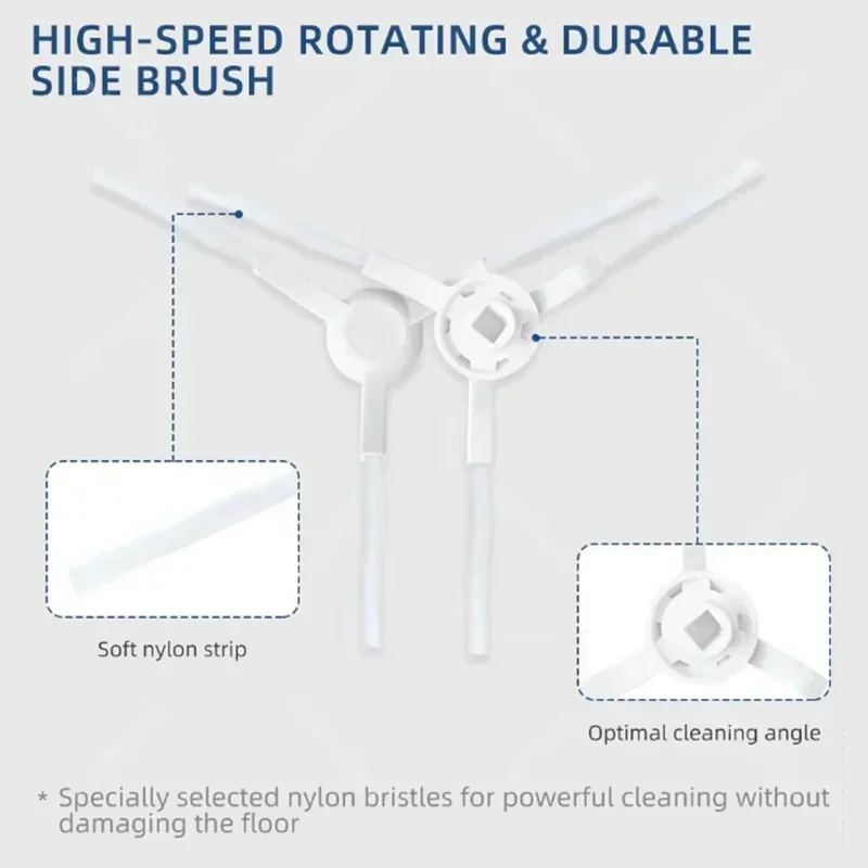 For Xiaomi Vacuum Cleaner S20 E12 E10 B112 Sweeping Robot Vacuum Cleaner Main Brush Side Brush Mop Cloth HEPA Filter Spare Parts