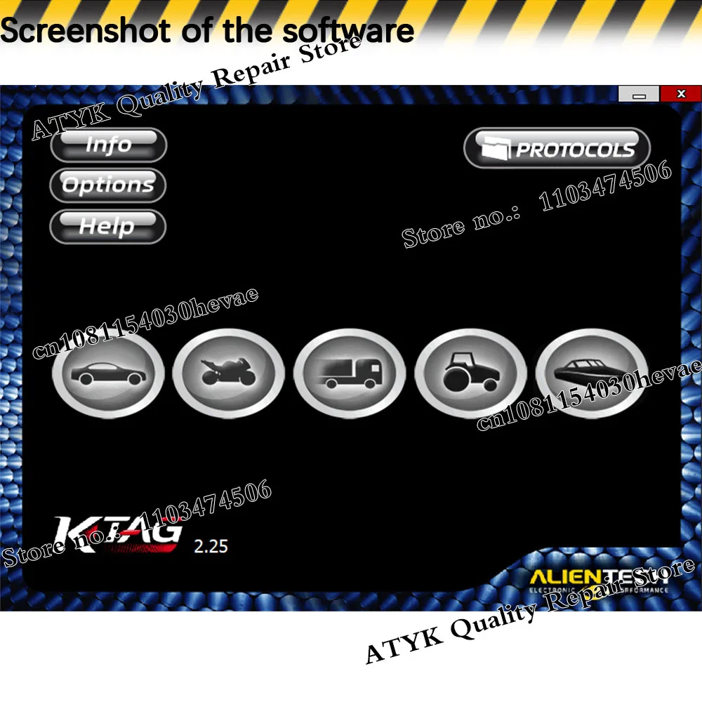 software KTAG 2.25 Ksuite obd2 Diagnostic Tuning ECU chip programming tool car truck bike boat tractor Code reader Program New