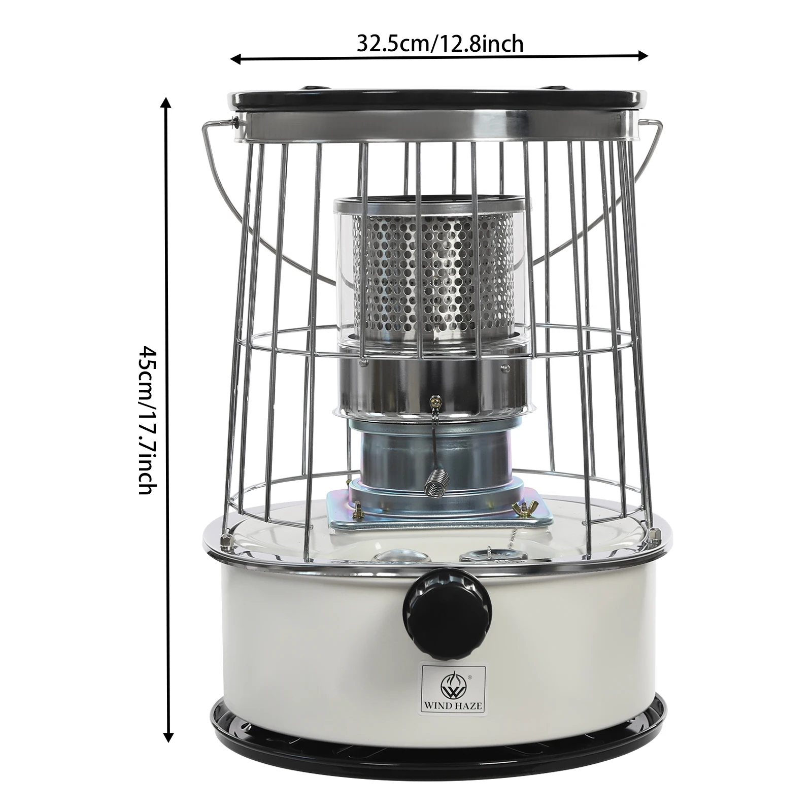 6L Portable Kerosene Space Heater Home Heater Outdoor Camping Stove Kerosene Stove for Barbecue Ice Fishing Hunting Cooking