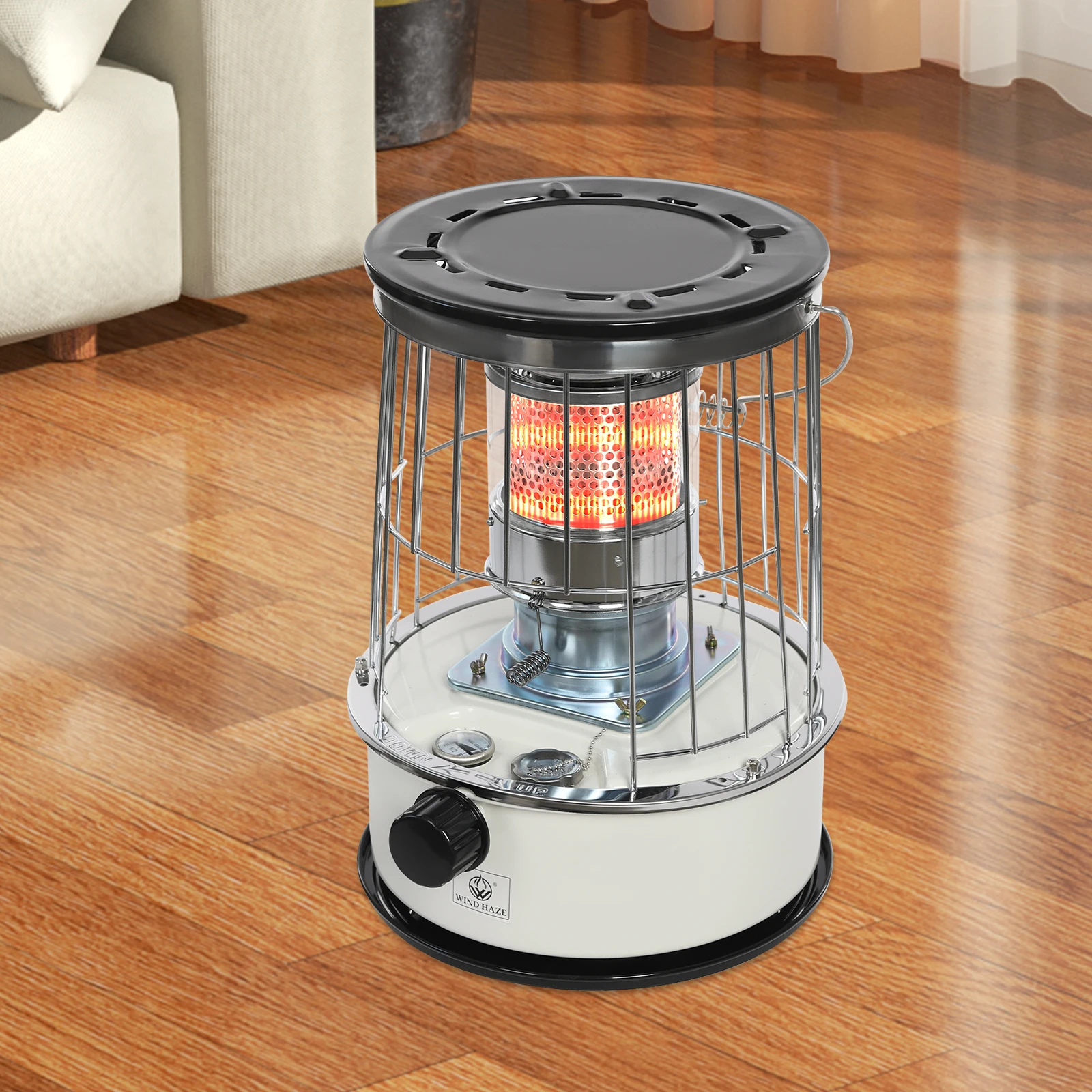 6L Portable Kerosene Space Heater Home Heater Outdoor Camping Stove Kerosene Stove for Barbecue Ice Fishing Hunting Cooking