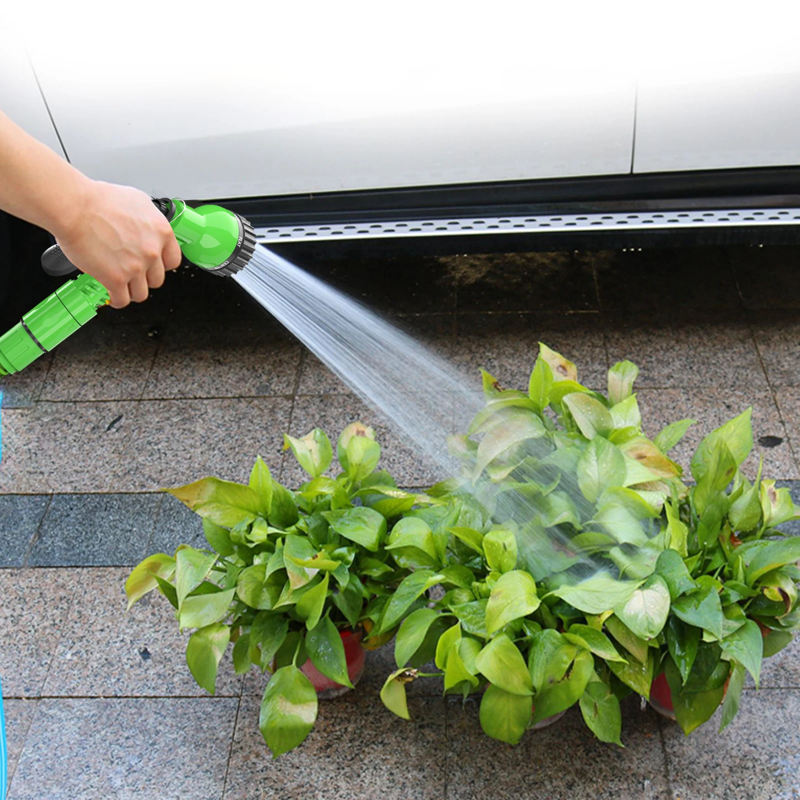 Garden Hose Pipe 75FT/100FT/150FT/200FT Expandable Garden Hosepipe Strongest Double Latex Inner Tube with 7 Function Spray Gun