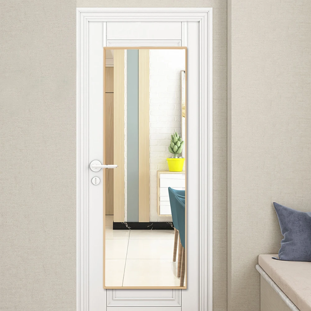Voltsify Metal Frame Over the Door Full Length Mirror, 28cm W X 78cm H