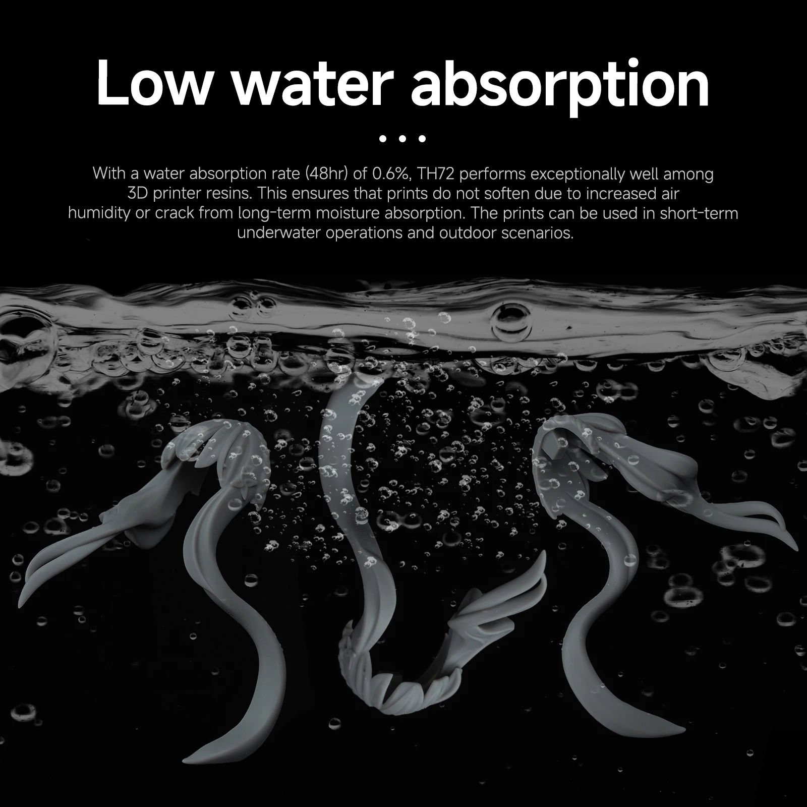 RESIONE TH72 1K 3D Resin Long-lasting Tough 3d Printer UV Resin For Elegoo Anycubic Resin 3d Photon Resin Photopolymer resin