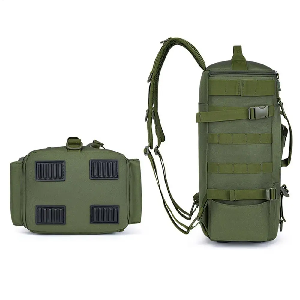 Backpack For Fishing Storage Bag Fishing Bag Water-Resistant Fishing Tackle Bag Storage Organizer With Rod Holders Large Fishing