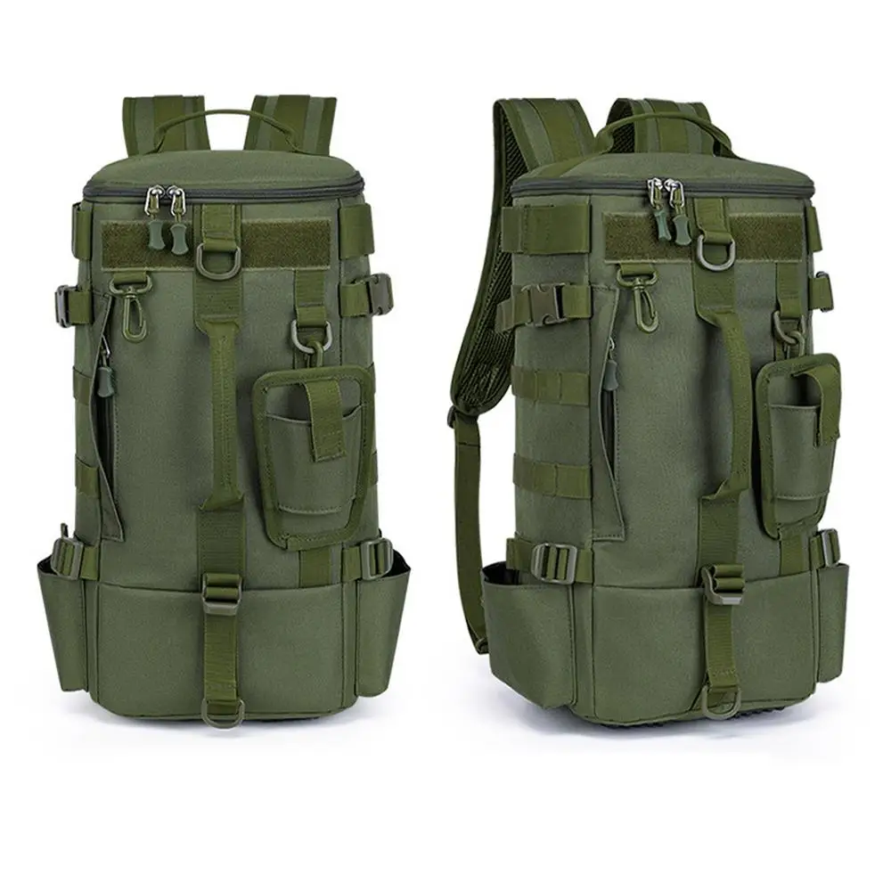 Backpack For Fishing Storage Bag Fishing Bag Water-Resistant Fishing Tackle Bag Storage Organizer With Rod Holders Large Fishing