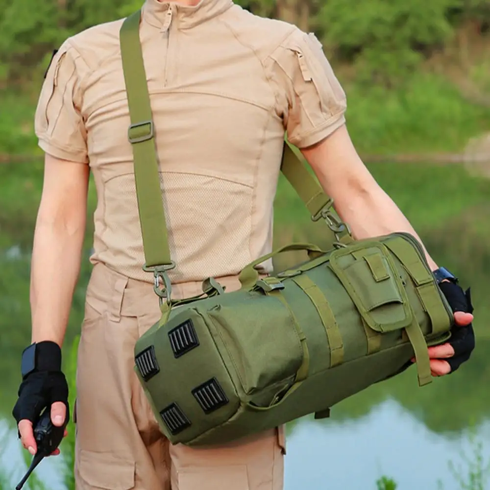 Backpack For Fishing Storage Bag Fishing Bag Water-Resistant Fishing Tackle Bag Storage Organizer With Rod Holders Large Fishing