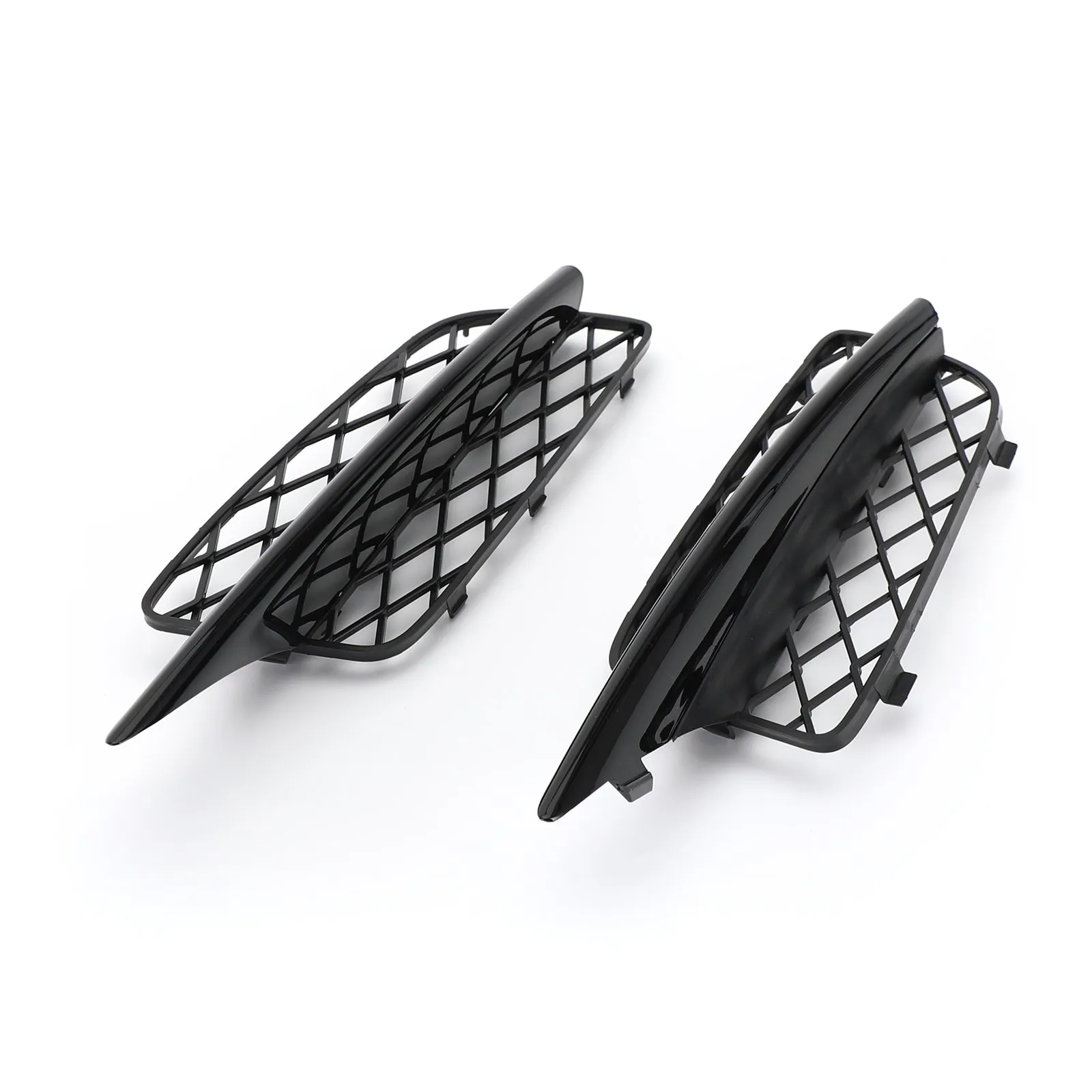 Artudatech Pair Front Bumper Fog Light Grill Grille Fit for BMW X5 E70 2007-2010