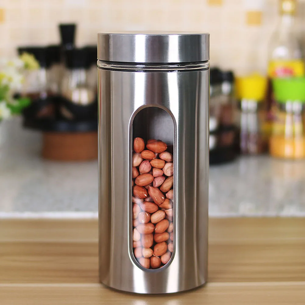 【Lifeideas】Set of 4 Stainless Steel Food Storage Containers
