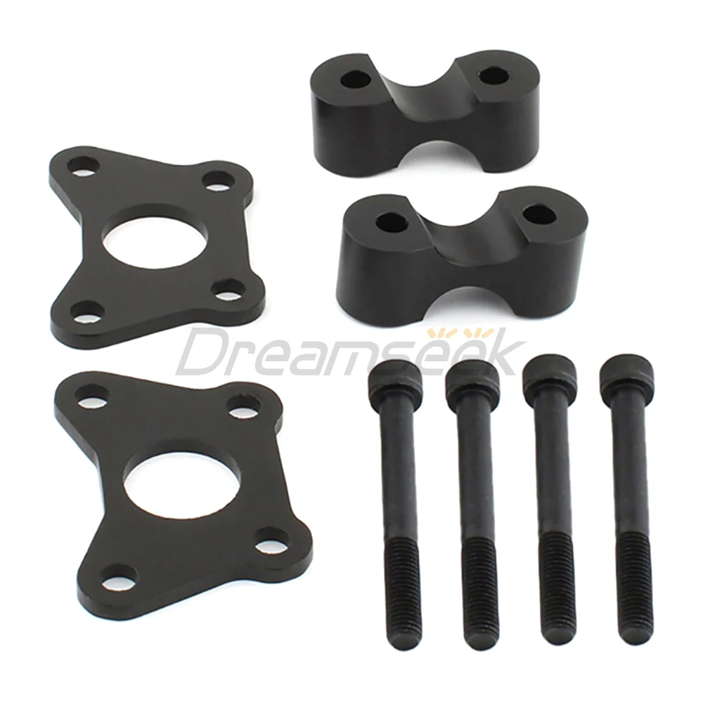 Motorcycle Handlebar Riser Clamp Adaptor for Can-Am Spyder RT RT-Limited 2020+ Spyder F3 F3-S 2015+ with Mount Bolt Kit Aluminum