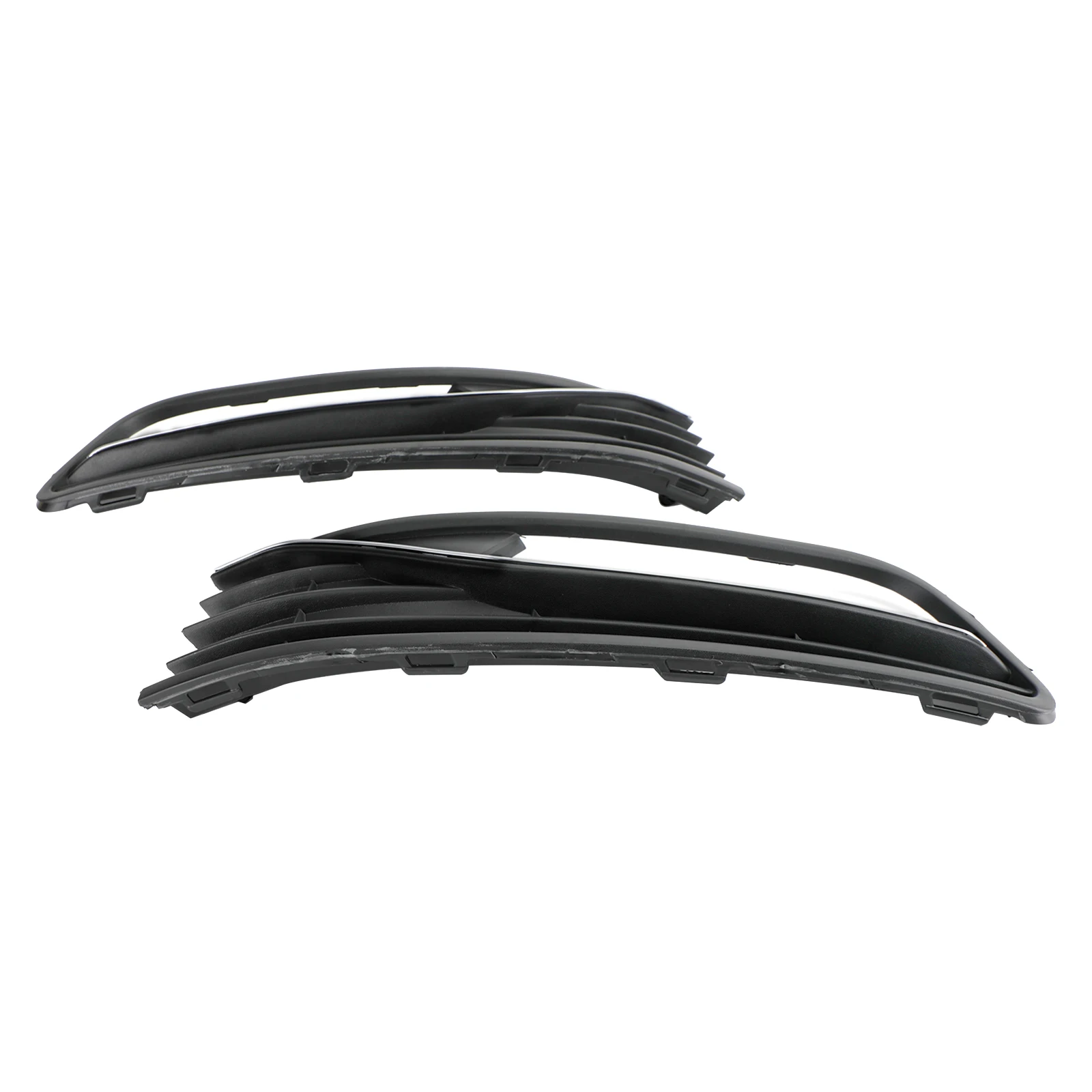 Artudatech Pair Front Bumper Fog Light Cover Grill Grille fit for VW Polo 6R 2014-2017