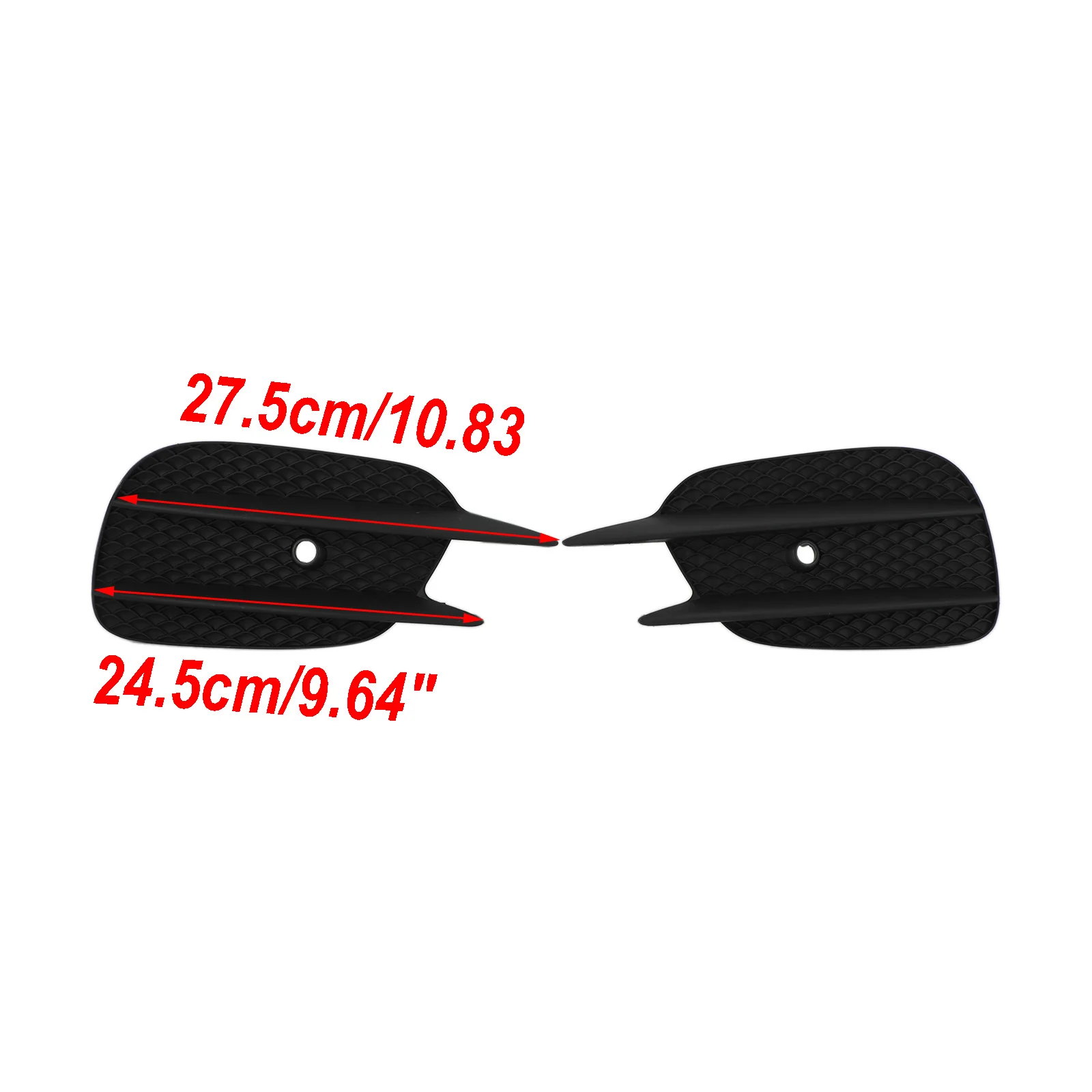 Artudatech 2pcs Bumper Grille Fog Lights Grill Grille Trim Cover fit for MERCEDES E-Class W213