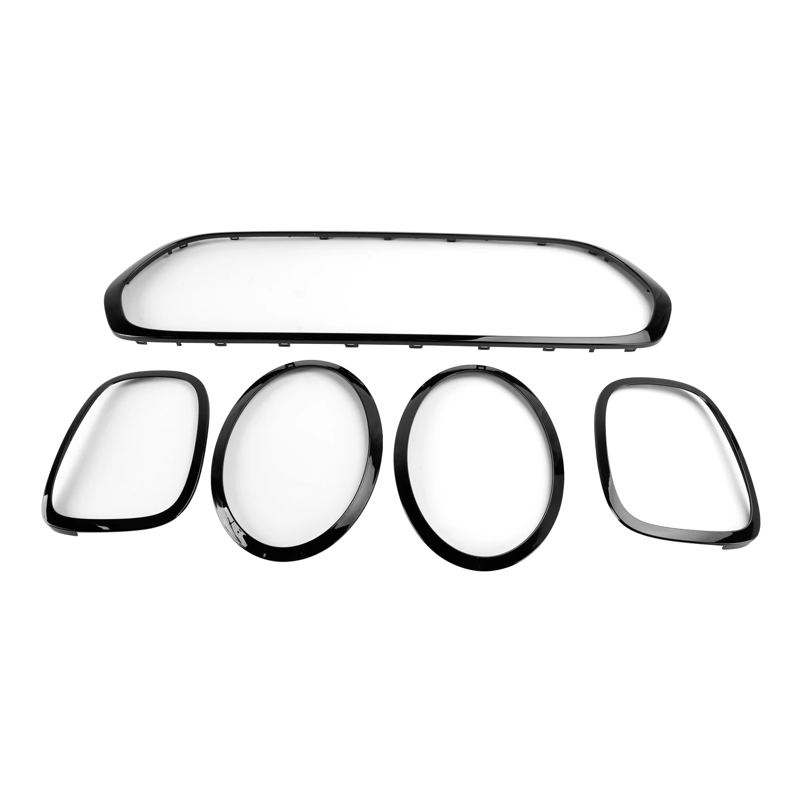 Artudatech Black Grill + Headlight + Taillight Trim Fit for Mini Cooper F55 F56 F57 2014-21
