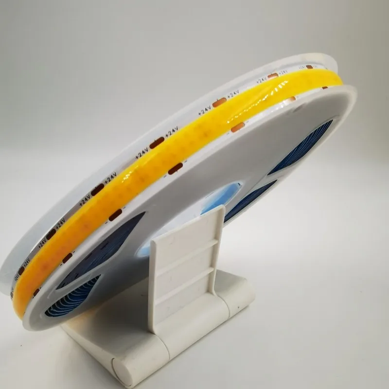 DC12V 24V Double Row COB LED Strip Super Bright 600LEDs/m RA90 Flexible Dimmable Led Tape Led Lighting 3000K 4000K 6500K 5M