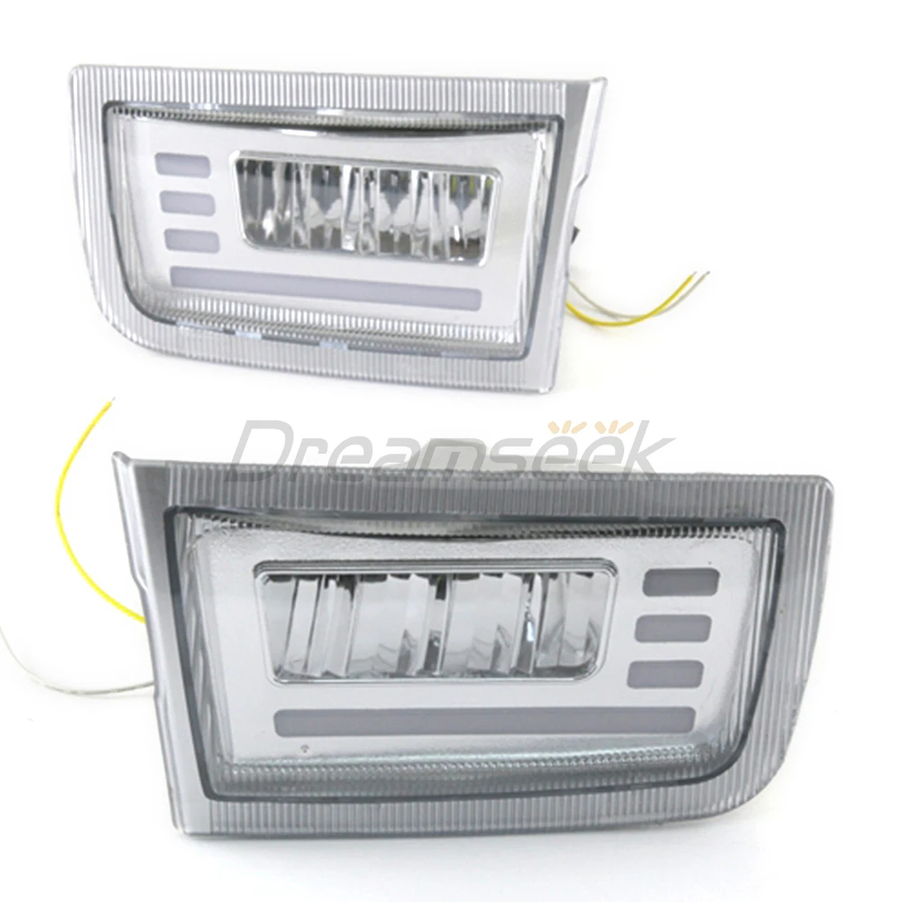 LED DRL for Toyota Land Cruiser Prado J90 LC90 1996-2002 Car Daytime Running Light Fog Lamp Turn Signal Daylight Driving Blinker