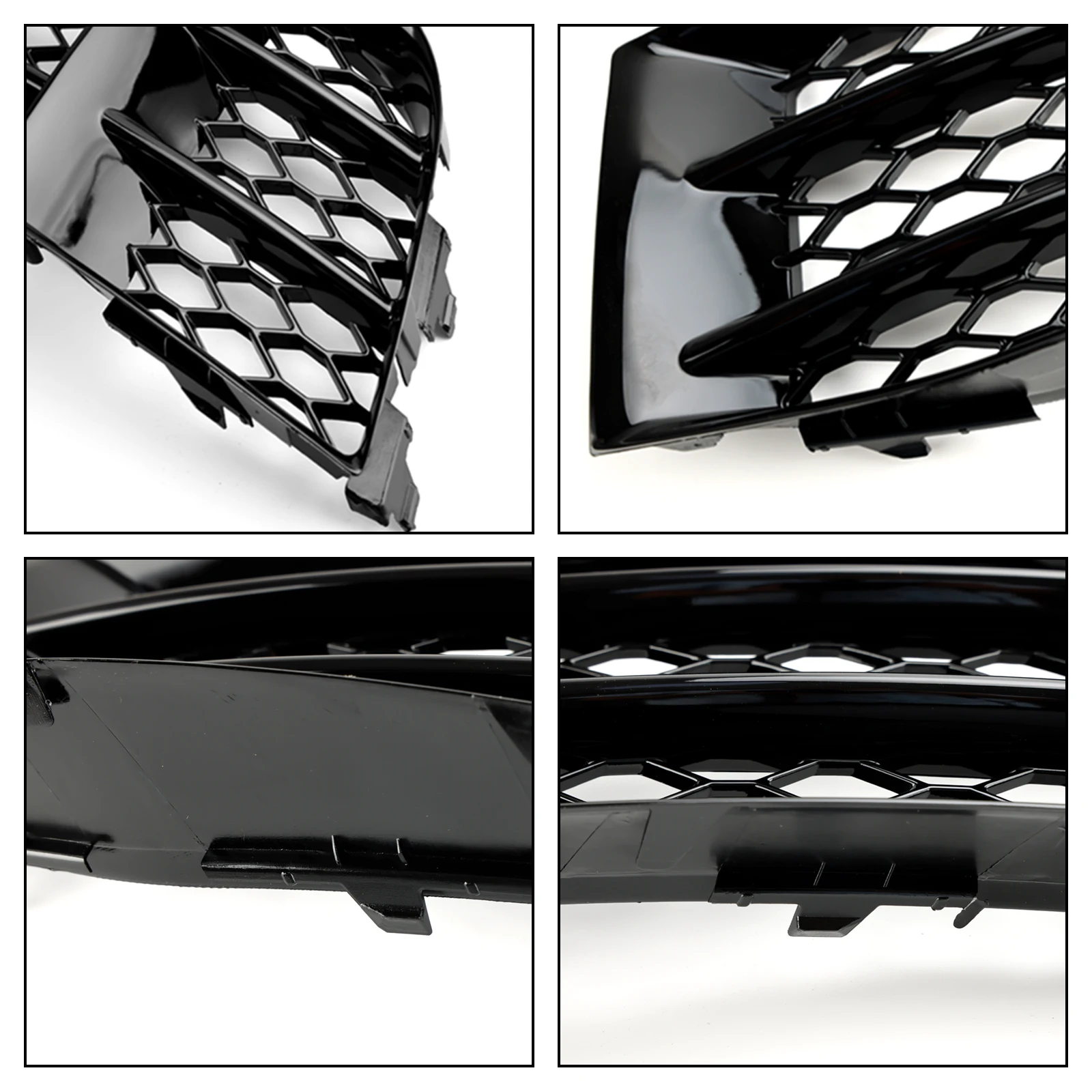 Artudatech Front Bumper Lower Fog Light Cover Grill Grille Fit for Audi RS5 2010-2016