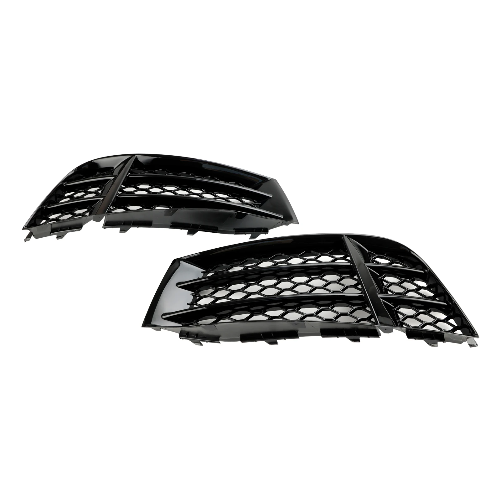 Artudatech Front Bumper Lower Fog Light Cover Grill Grille Fit for Audi RS5 2010-2016
