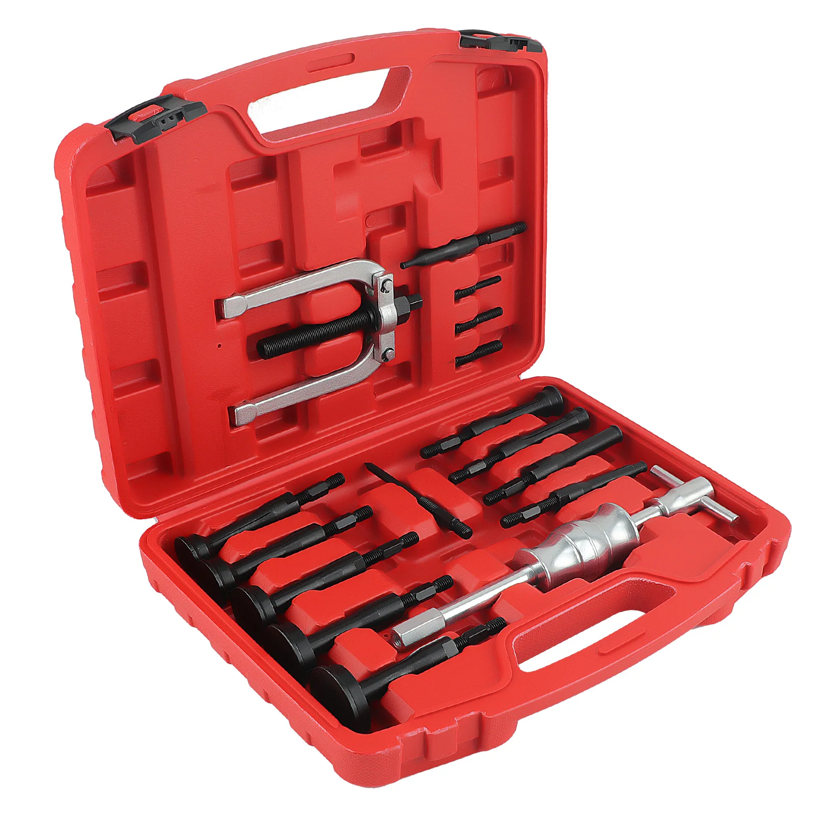 16Pcs Inner Bearing Blind Hole Remover Extractor Puller Set Pilot Bushes Tool