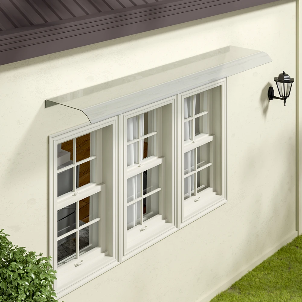 Garden Sanctuary Transparent Window Door Awning Canopy