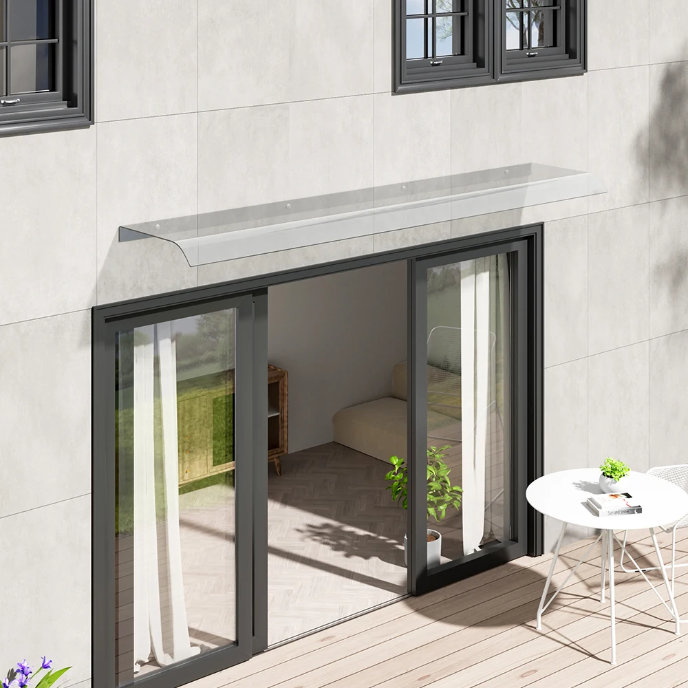 Garden Sanctuary Transparent Window Door Awning Canopy