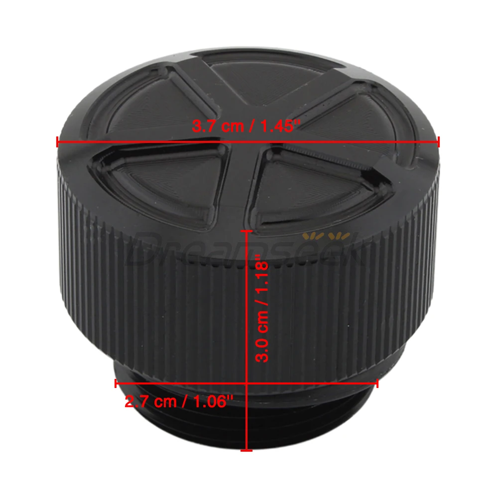Black Engine Oil Filter Cap Plug Cup Cover Screw for Yamaha VMAX 1200 1990-2007 XJ400 XJR400 XJR400R Motorcycle Accessories CNC