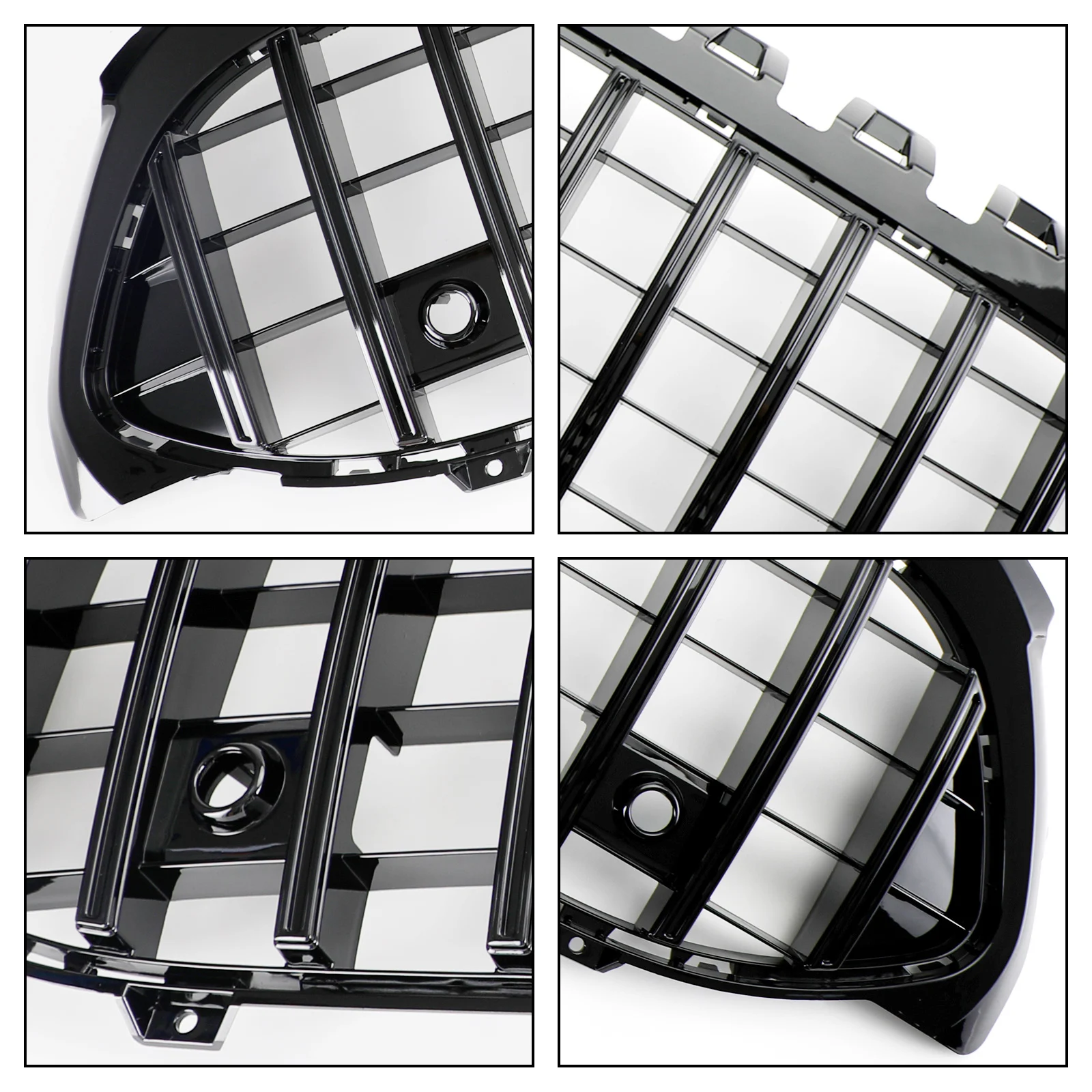 Artudatech GT Style Front Bumper Grille Grill Fit for Mercedes Benz A-Class W177 2019-2023