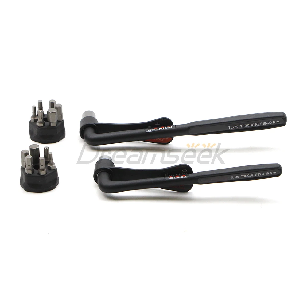 Bike Portable Torque Wrench Allen Key Inner Hexagon Set 3-10Nm / 10-20Nm Bicycle High Precision Socket Spanner Repair Tool Kit